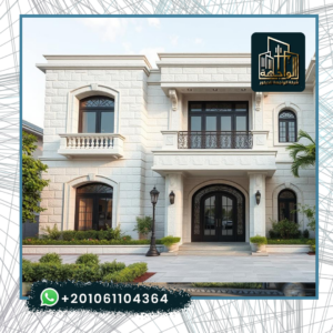 تصميم واجهات منازل حجر طبيعي